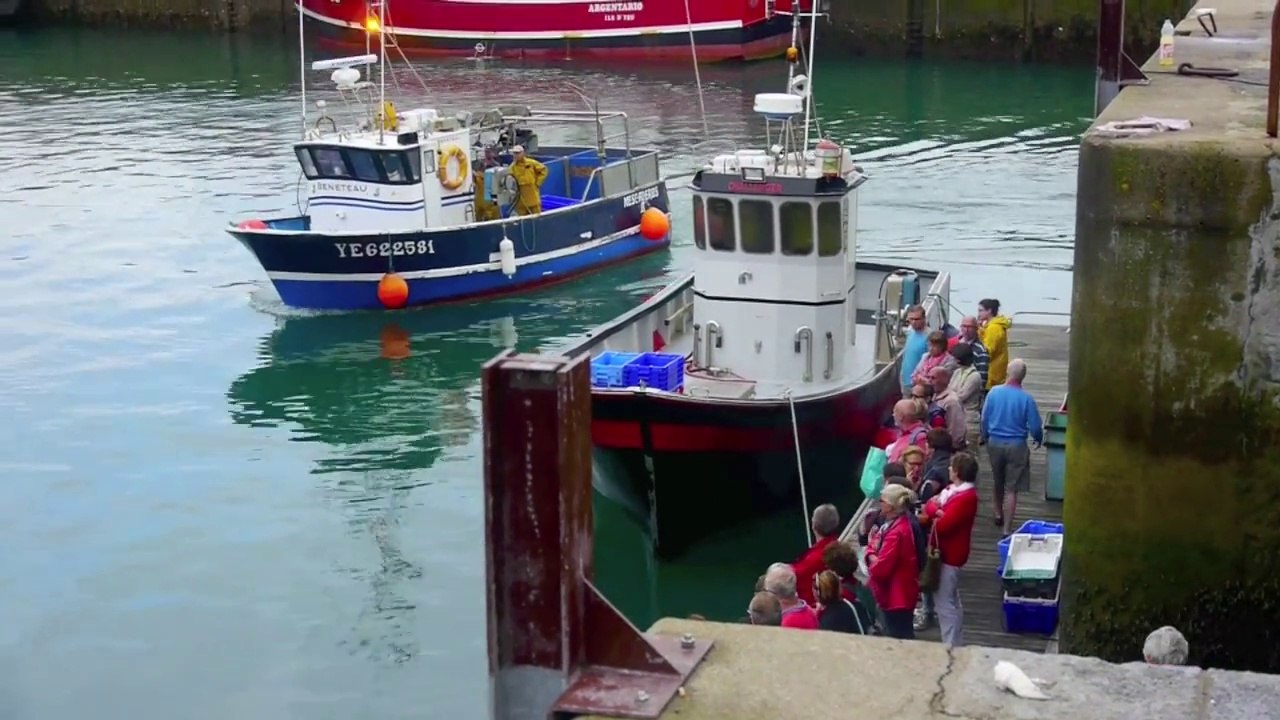 Grande marée août 2014  Port Joinville