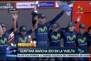 Nairo Quintana va segundo en la general de la Vuelta de España