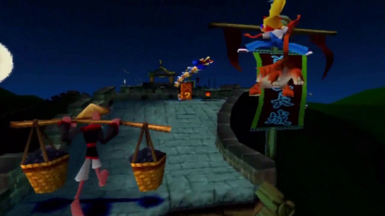 Crash Bandicoot 3 : Warped - Niveau 10 : Midnight Run