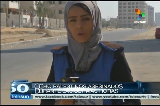 Al menos ocho palestinos mueren en los últimos bombardeos israelíes