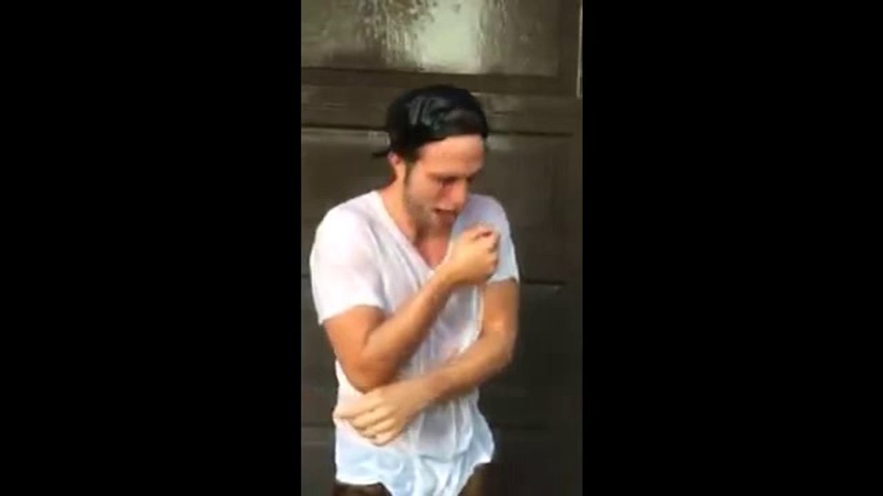 Rob Pattinson Takes on ALS's Ice Bucket Challenge