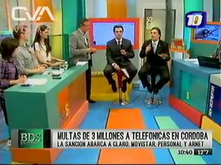 Canal 10 - Bien Despiertos - Martín Llaryora -25/08/14