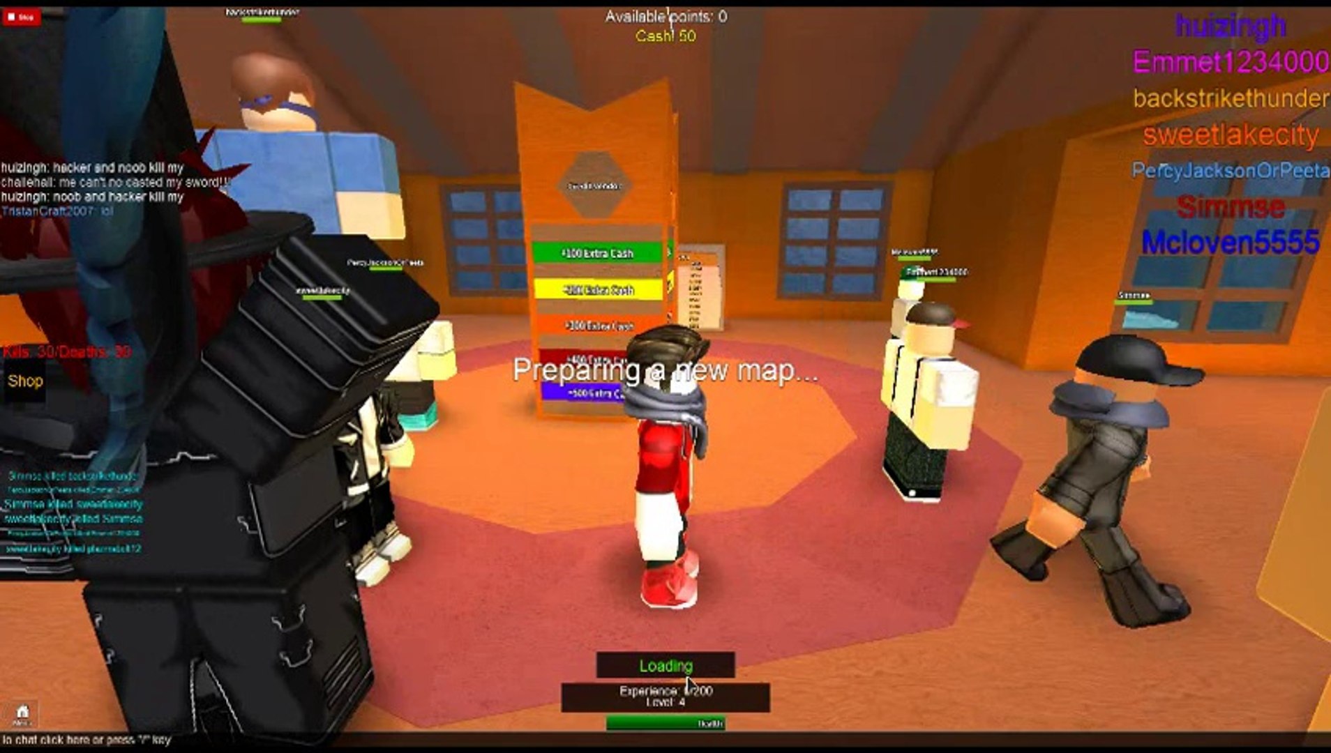 Roblox Last Man Standing Video Dailymotion - how to make a last man standing game roblox