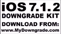 How to downgrade iOS 7.1.2 to iOS 6.1.3, 7.0.6, 7.0.4 for iPhone 4, 4s, 5, 5c, 5s, iPad