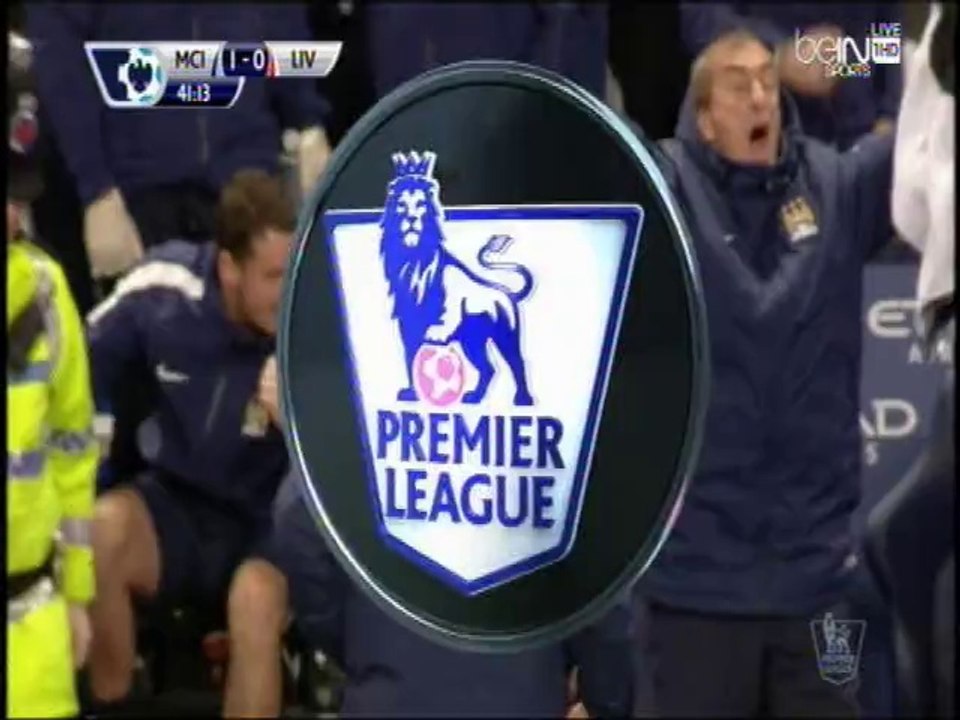 هدف ستيفان يوفيتيتش- مانشيستر سيتي × ليفربول - الدوري الانجليزي 2014