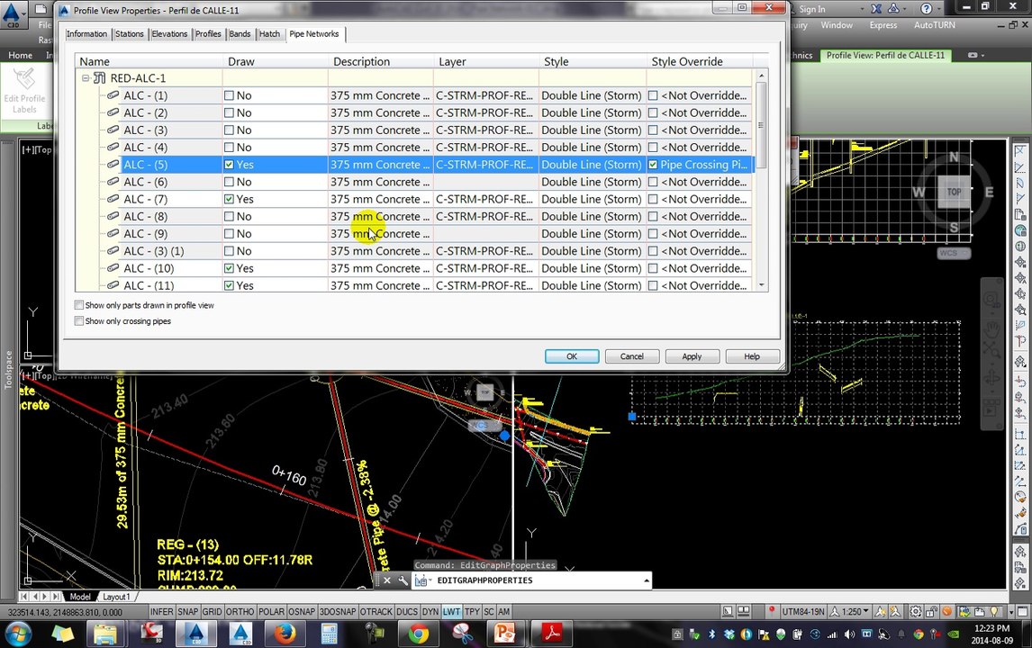 Tutoriales RG - AutoCAD Civil 3D 2014 - 60-REDES DE ACANTARILLAS-2