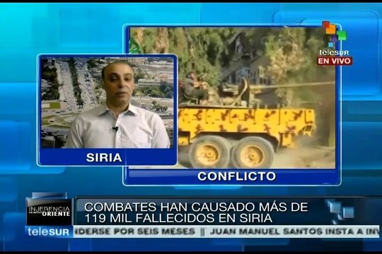 Siguen combates en diversas regiones de Siria