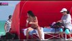 Hot French Model Nabila Benattia spotted in South Beach sporting a Sexy Red Bikini bikini paradiso1 FULL HD