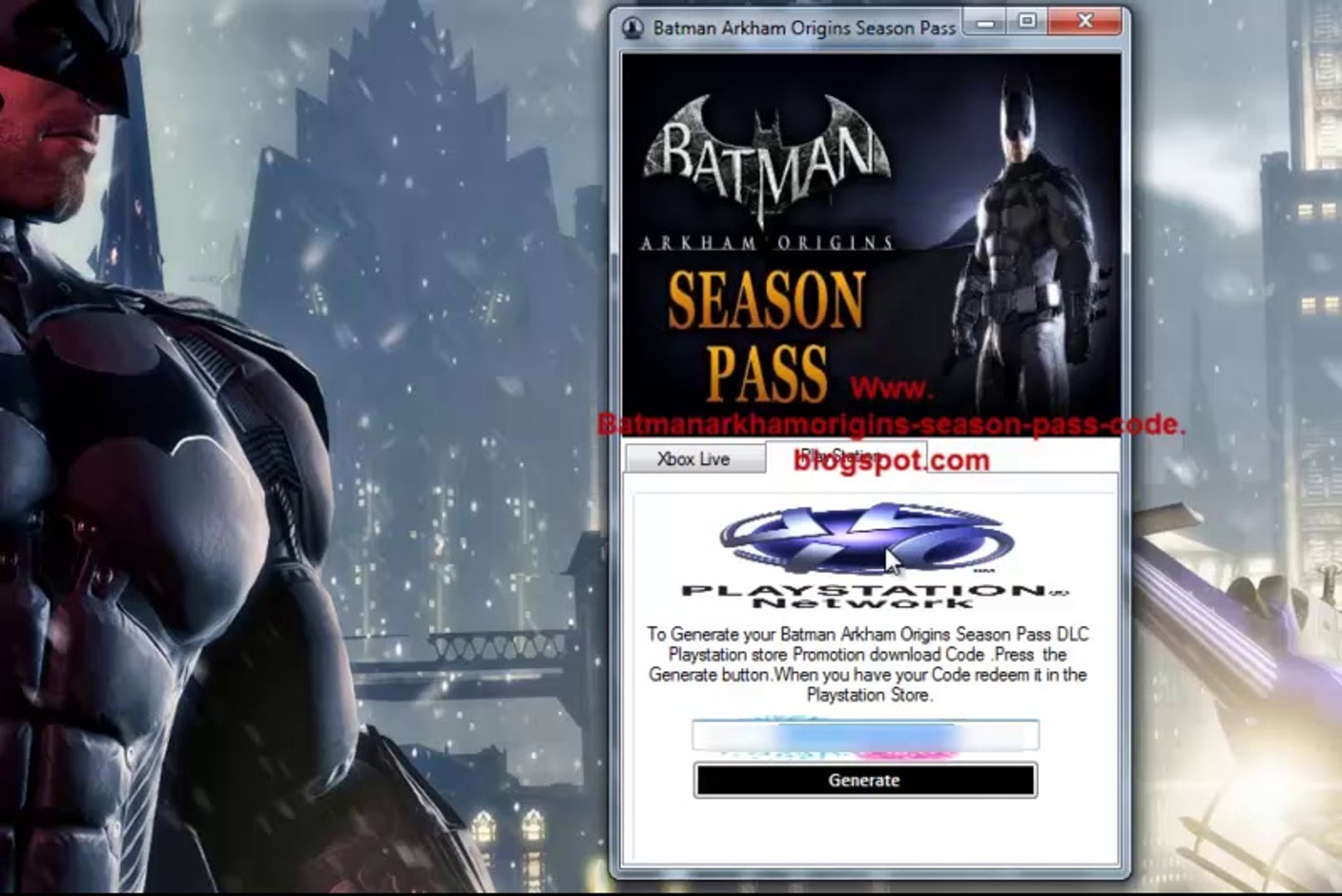 Batman Arkham Origins Season Pass Code Generator Video Dailymotion