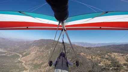 Lotnia - lot w Kalifornii, Sierra Nevada gory 2 GoPro