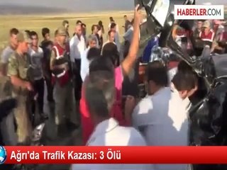 Ağrı'da Trafik Kazası: 3 Ölü