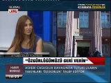 Astsb. Adnan Yılmaz'ın eşi Gökçe Yılmaz Ulusal Kanal'da. 25.8.2014. Pts.