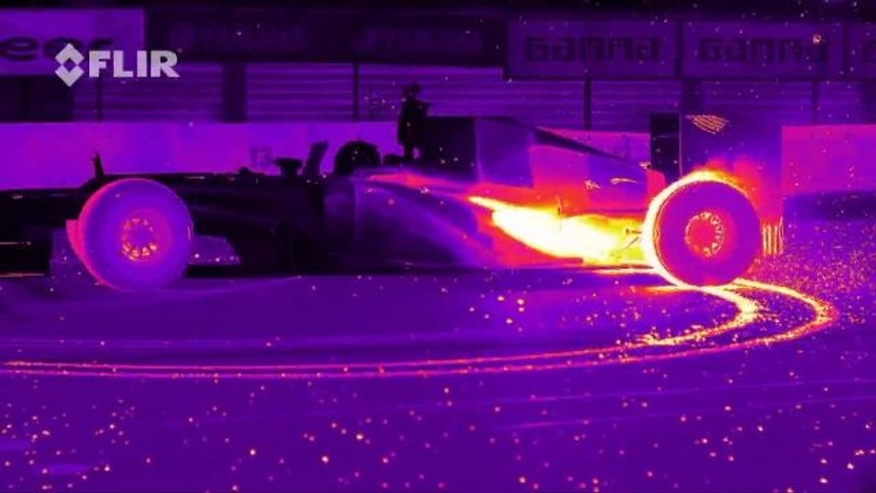 Formula 1 Car Looks Unbelievable Under Thermal Imaging Video Dailymotion 9150