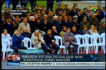 Uruguay celebra 189 años de la Declaración de su Independencia