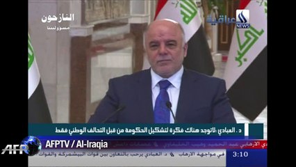 Iraqi PM: 'No place for armed groups outside state'