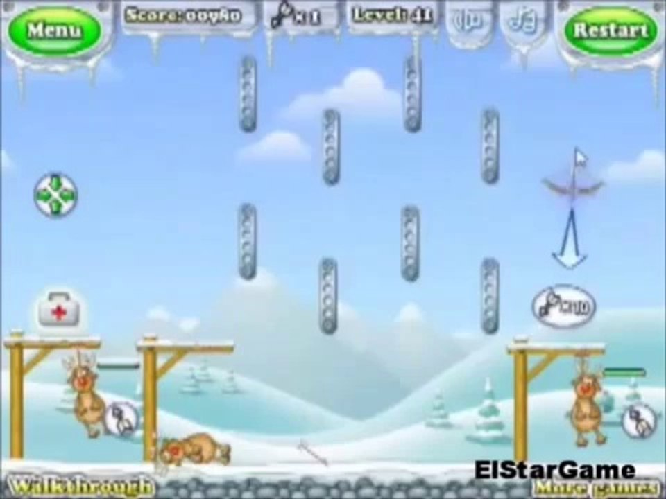 Gibbets Santa in Trouble level 41