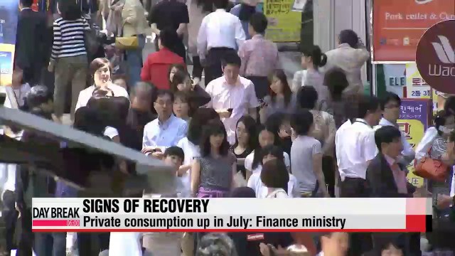 Signs of economic recovery as private consumption rises