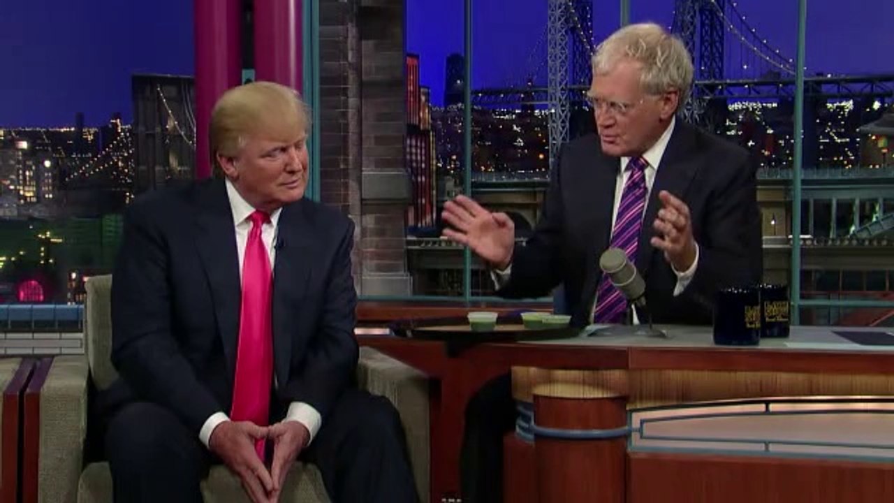 David Letterman:  Donald Trump on Downtown NY