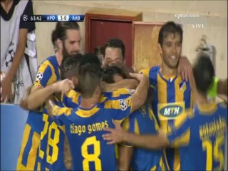 ΑΠΟΕΛ-ΑΑΛΜΠΟΡΓΚ 3-0 Γκόλ Αλωνεύτης