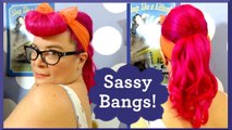 Bumper Bangs for a Rockabilly Back to School Hairstyle