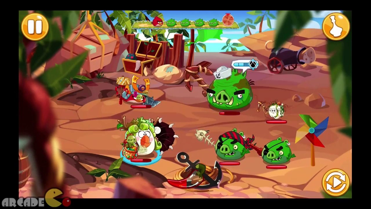 Angry Birds Epic- Monday Bonus Level Dungeon- Porktuga