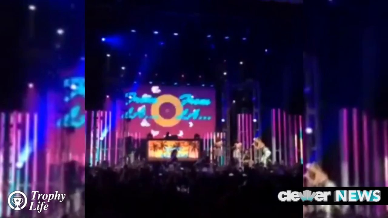 Iggy Azalea Falls Off Stage At Pre-VMAs Concert