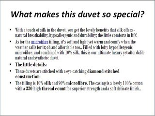 Experience Ultimate Comfort with Synthetic & Natural Silk-Infused Duvets 💤