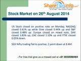 Equity Trading Tips - Nifty Trading Trend for 26 August 2014 by sharetipsinfo