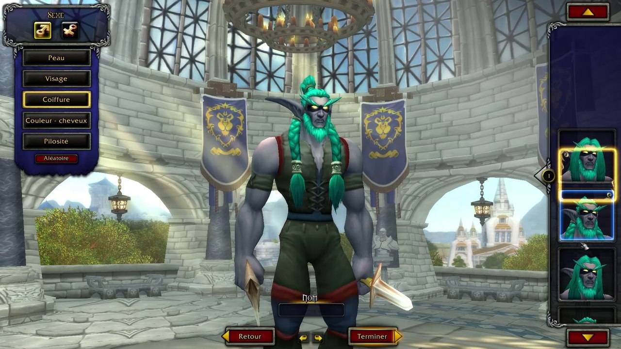 WoD - Nouveaux modèles de race Elfes de la nuit mâle