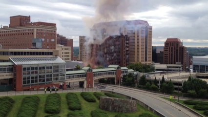 Wellington Hotel Annex artistic colorful Implosion!