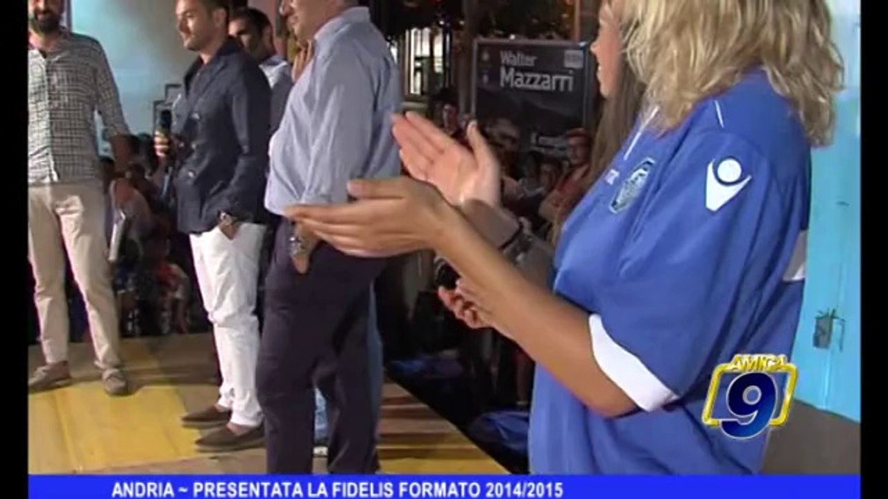 ANDRIA | Presentata la Fidelis formato 2014/2015