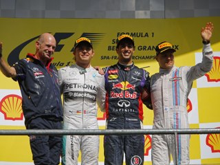 Classements du Grand Prix F1 de Belgique 2014 - Infographie