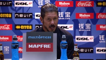 Simeone guarda silencio respecto a su sanción