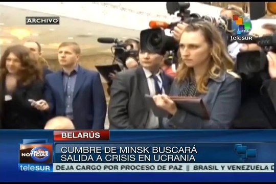 Belarús: cumbre de Minsk buscará salida a crisis en Ucrania