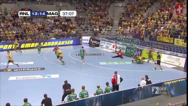 Uwe Gensheimer et son poignet magique / Bundesliga 2014 Rhein Neckar Löwen