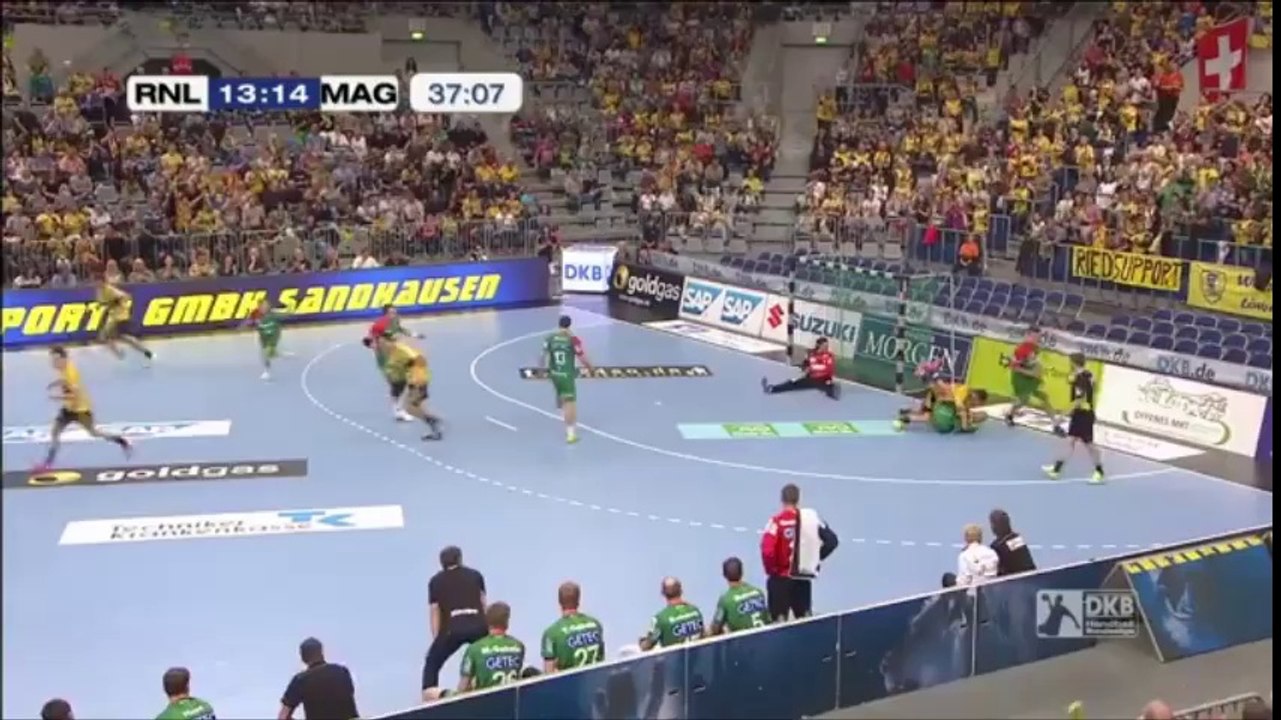 Uwe Gensheimer et son poignet magique / Bundesliga 2014 Rhein Neckar Löwen