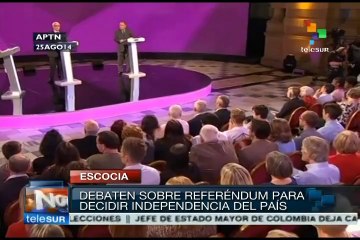 Escocia celebró su último debate antes del referéndum de independencia