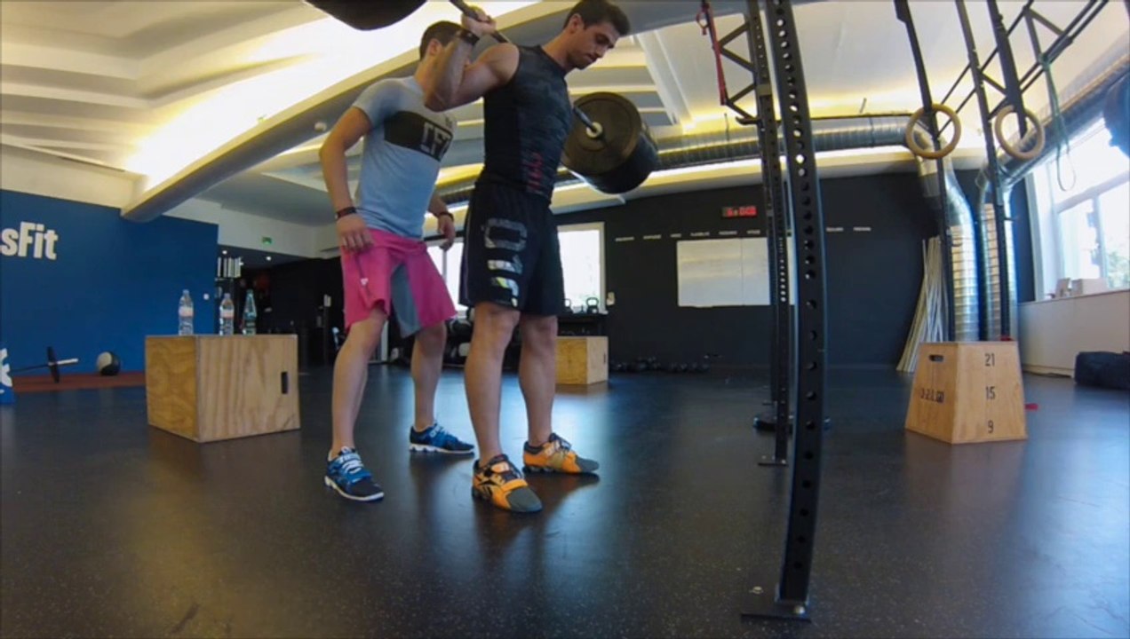 David Costa - Fitness Model - Entraînement au siège Reebok -Adidas France