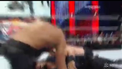 WWE RAW match roman reigns vs kane [25/08/2014]