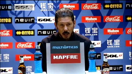 Simeone: "Mucho respeto para la gente que toma decisiones y silencio"