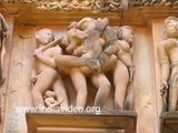 Khajuraho temple sculptures Madhya Pradesh India