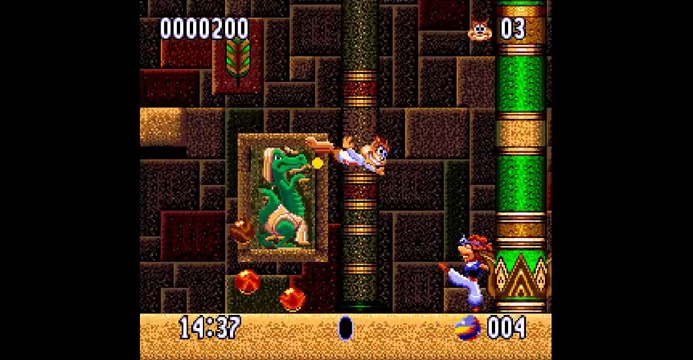 Bubsy 2 (1994) SNES Gameplay