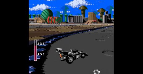 Battle Cars (1993) SNES Gameplay