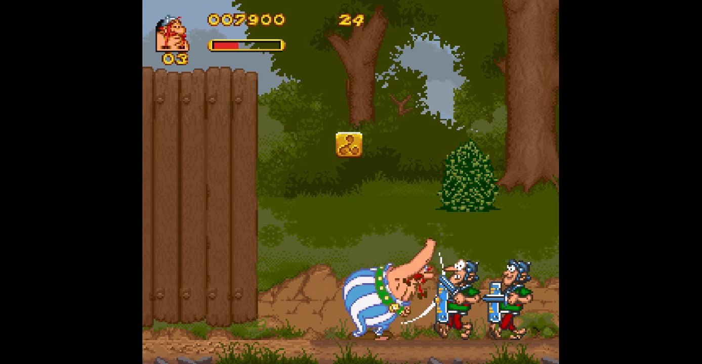Asterix & Obelix (1995) SNES Gameplay