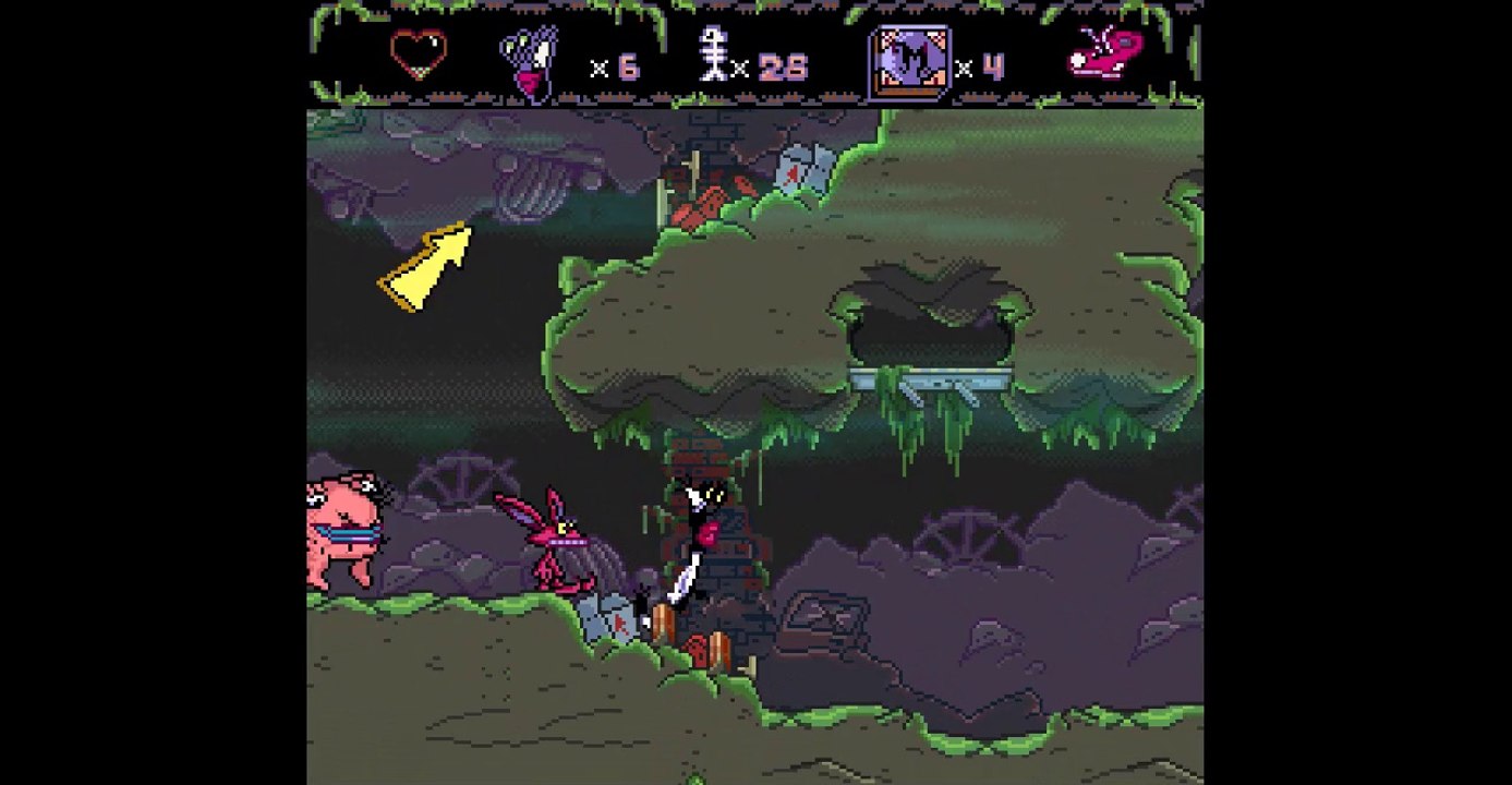 Aaahh!!! Real Monsters (1995) SNES Gameplay