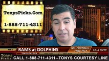 Miami Dolphins vs. St Louis Rams Pick Prediction NFL Preseason Pro Football Odds Preview 8-28-2014