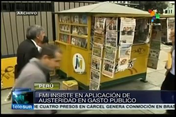 Perú creció 1.7% y FMI le recomienda reducir gasto público