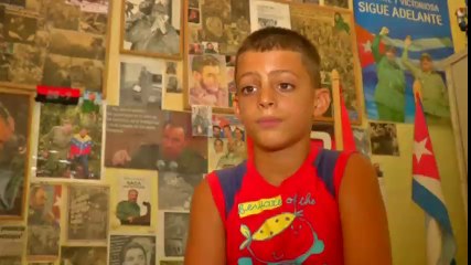 Niño de 8 años cumple su deseo de conocer a Fidel Castro