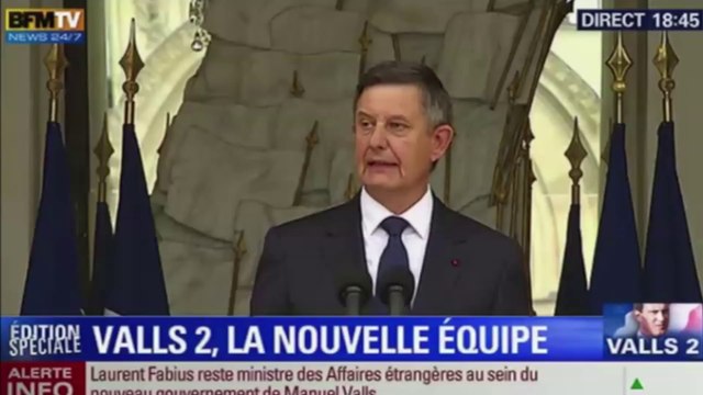 Remaniement: l'annonce du gouvernement Valls 2