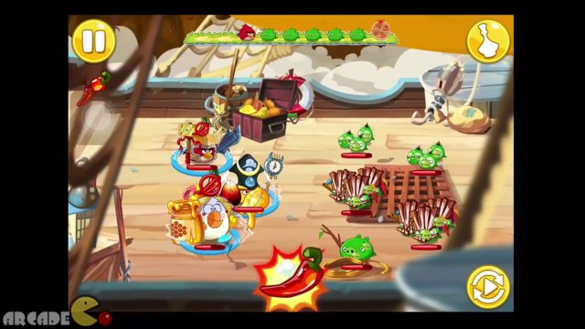 Angry Birds Epic- Final Cave 7 Forgotten Bastion Level 3 Gold Piggies